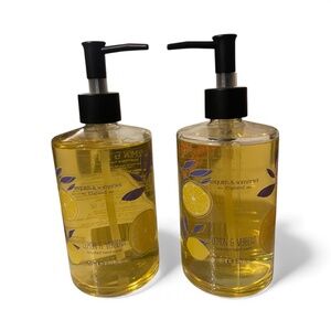 2 Pack – Asquith & Somerset Lemon & Verbena Scented Hand Wash – Glass